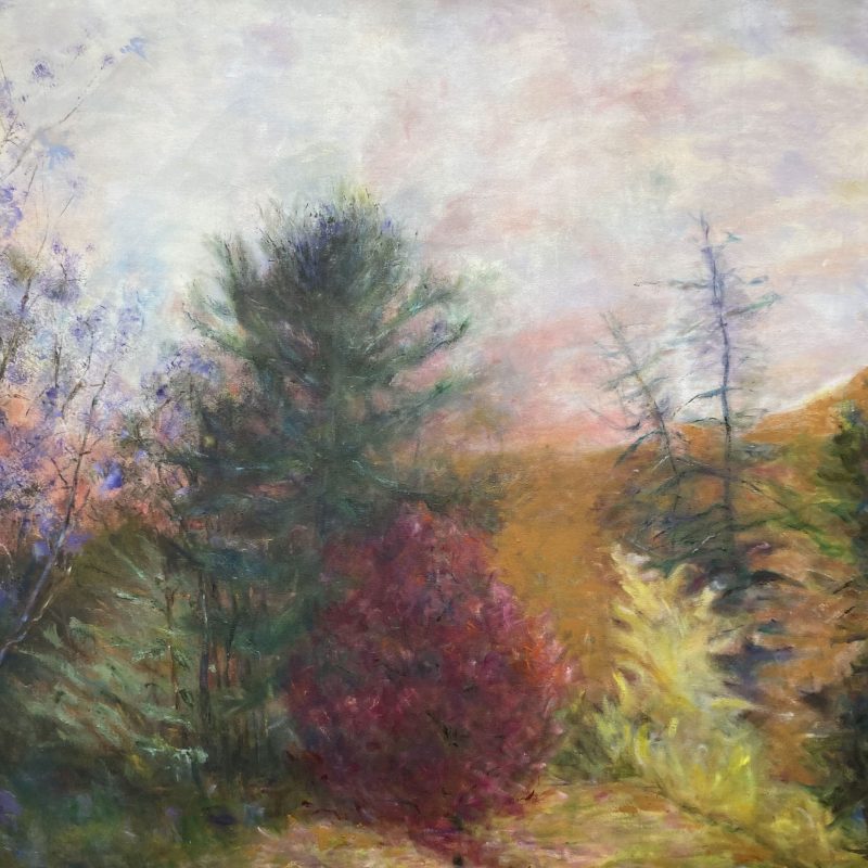 Helene Manzo, Day's End, Oil on Canvas, 40x40, $5,000.00